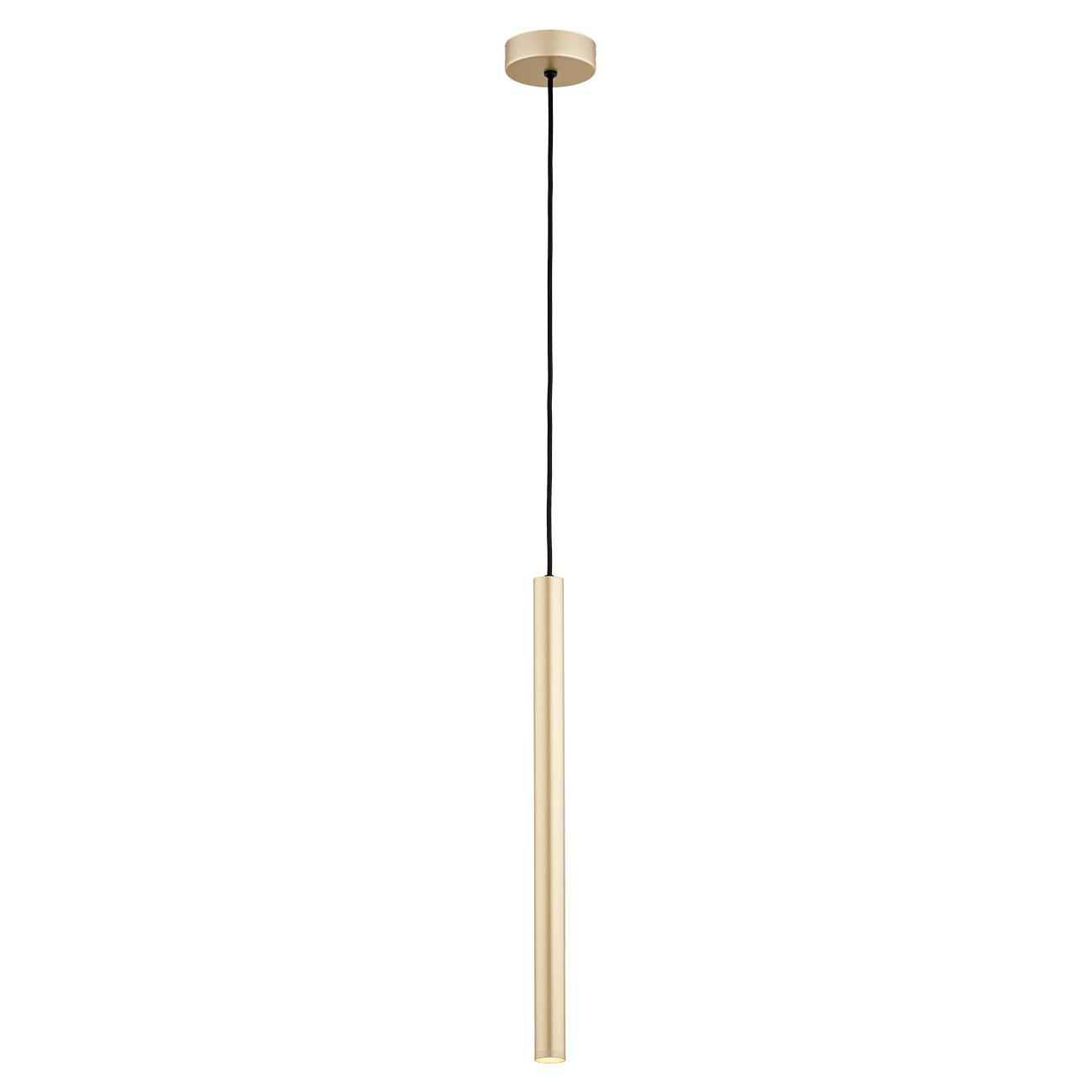 Janiero LED Pendant Lamp, 4.2 Watt, Gold Thin Tube, 3000k, 10cm Width